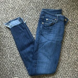 7 for all mankind midrise skinny jean